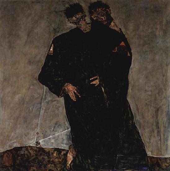 Egon Schiele Hermits oil painting picture